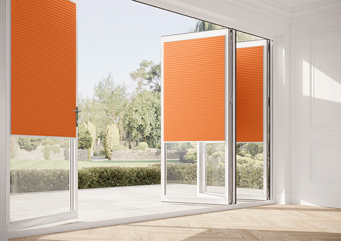 Obscura, Tangerine - Stick Fit Honeycomb Blind - Image 12